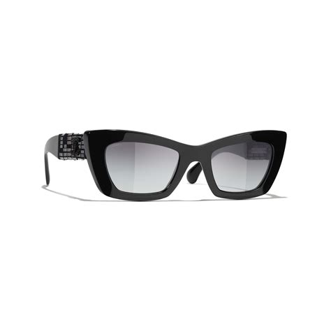 CHANEL Sunglasses: Cat Eye Sunglasses, acetate & diamanté 